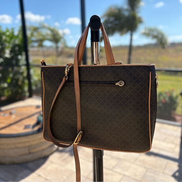 Vintage La Tour Eiffel Paris 1887 Tote Bag | Monogram Print | Organizer Included - Picture 9 of 13